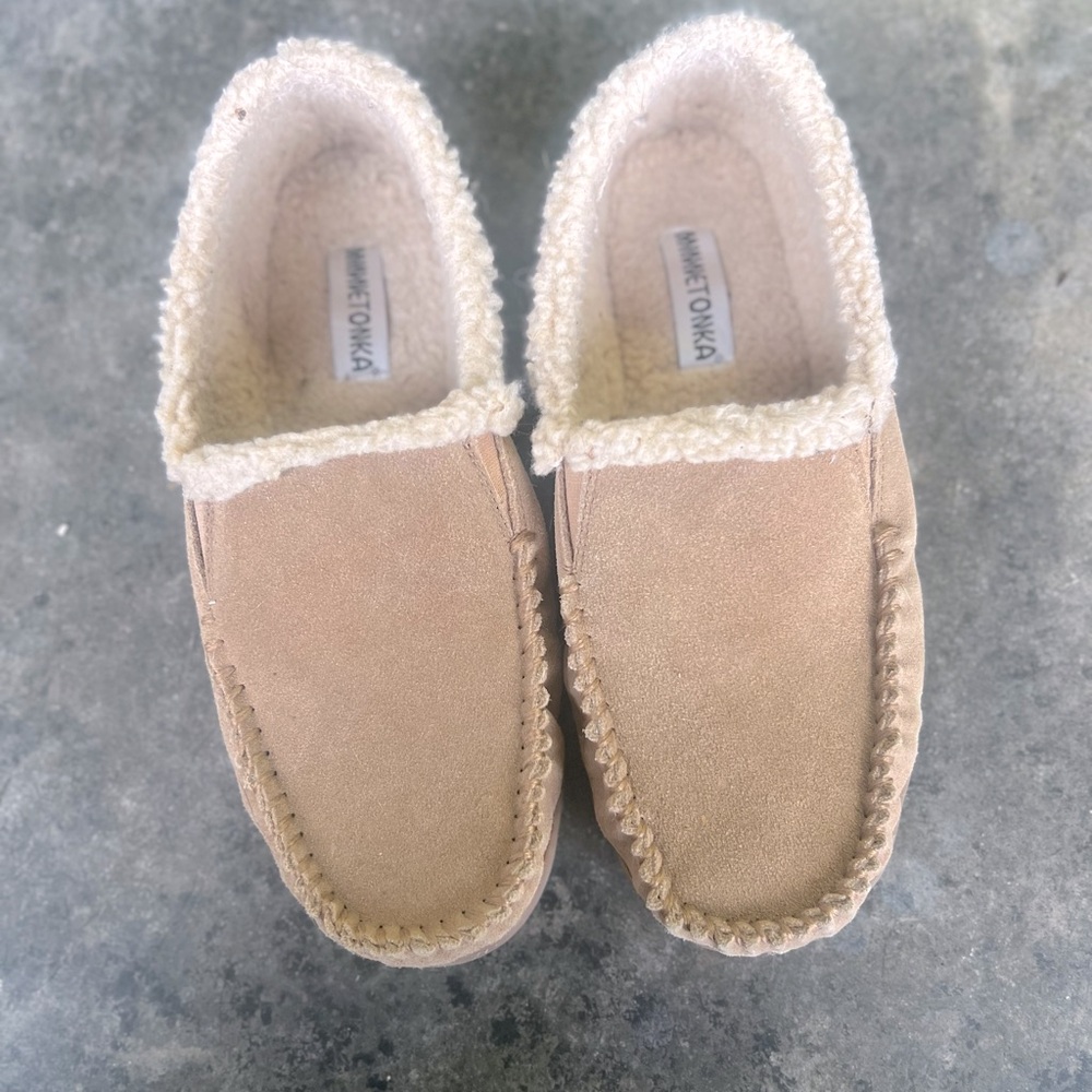 Mens Minnetonka Tempe Moccasins, Cinnamon (Size 12)
